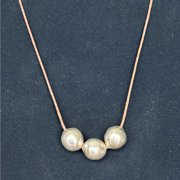 SILPADA Sterling Silver Leather Necklace N2053 - Picture 2 of 3